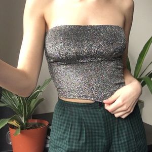 Urban Outfitters Sparkle Tube Top